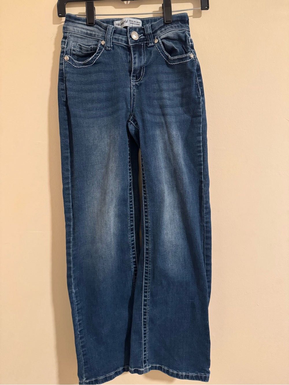Telepatia Dark Blue Wide-Leg Women's Jeans